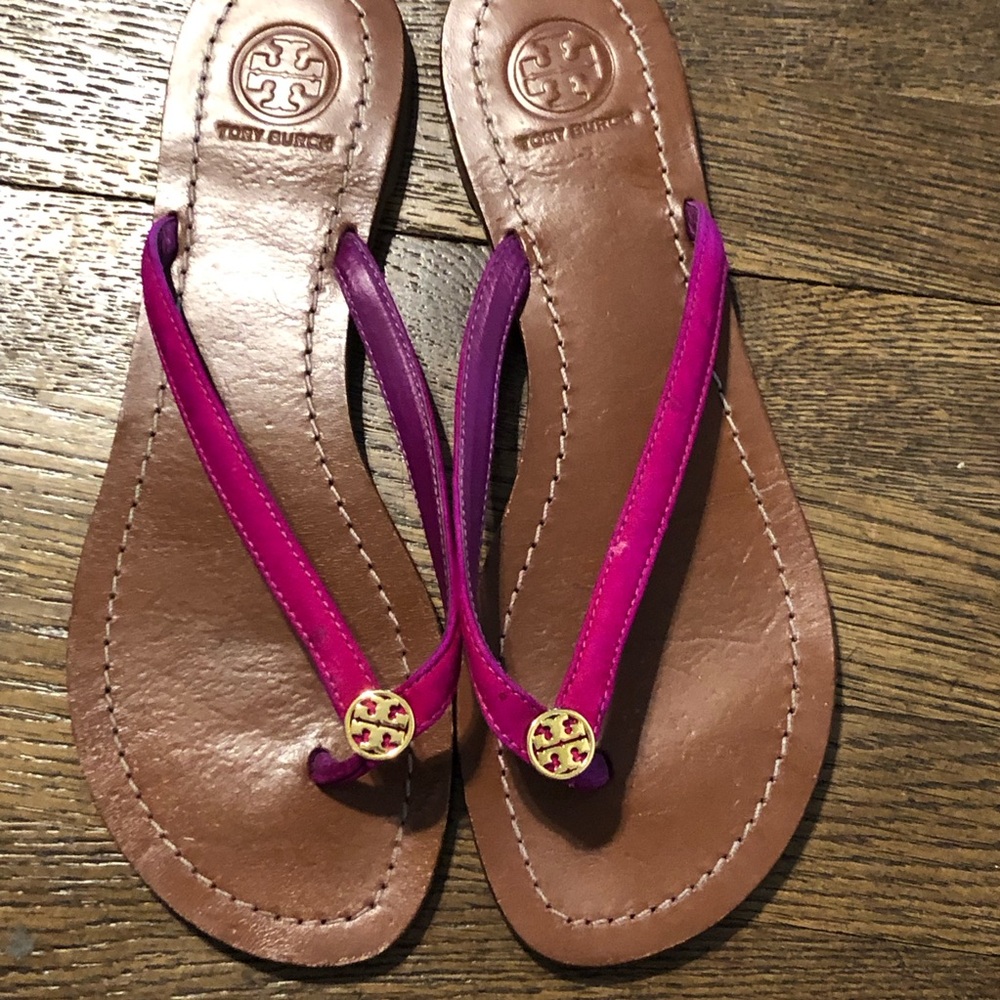 Tory Burch Fuschia Thora Sandals